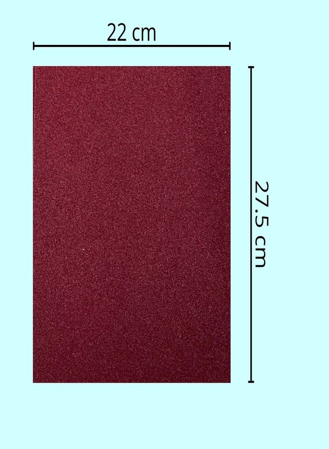 Color Zebra Sand Paper/Emery Paper Grit - 100, Pack of 05 Sheets of Aluminum Oxide for Dry Sanding of Wood and Metal - Image 3